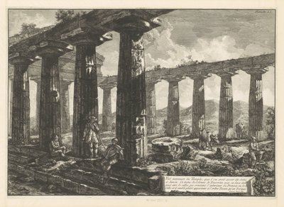 Tempio di Giunone a Paestum da Francesco Piranesi