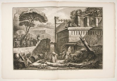 Veduta del Sepolcro di Marnia da Francesco Piranesi