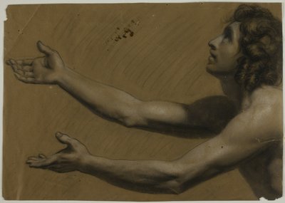 Giovane uomo che guarda verso l