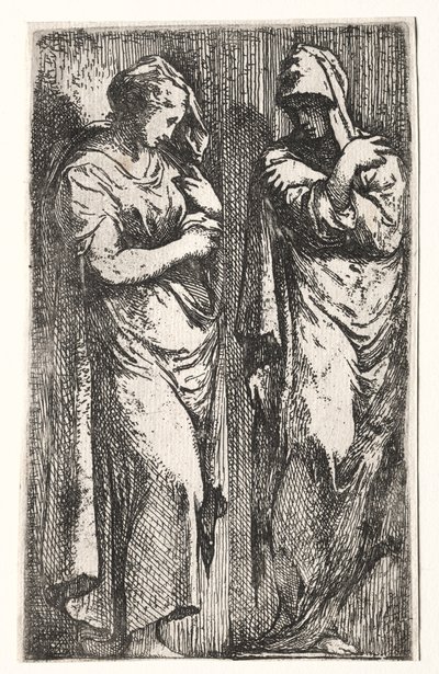 Due donne romane da Francesco Primaticcio
