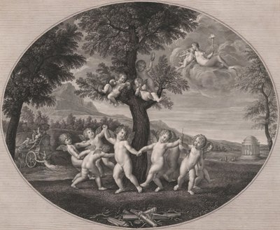 Amorini Celebrano il Ratto di Proserpina, 1805-12 da Francesco Rosaspina