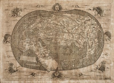 Planisfero (Landau Finaly) da Francesco Rosselli