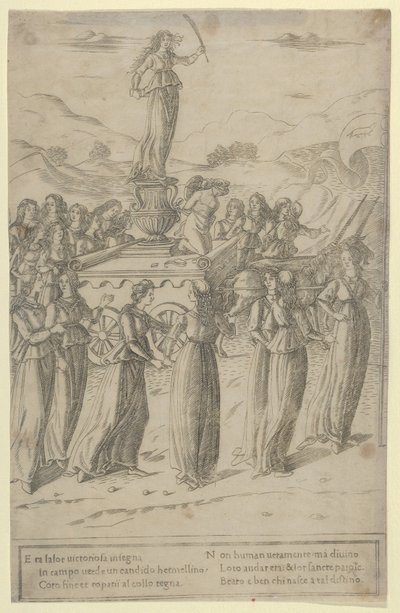 Il trionfo della castità da Francesco Rosselli