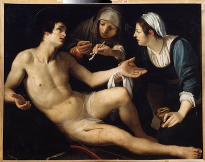 San Sebastiano curato da Santa Irene da Francesco Rustici