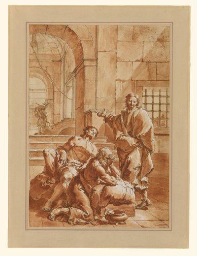 Giuseppe interpreta i sogni dei suoi compagni di prigionia da Francesco Salvator Fontebasso