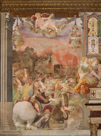 La disfatta dei Volsci da Francesco Salviati