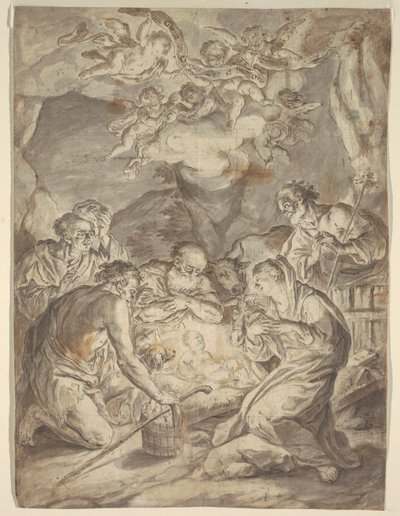 Adorazione dei pastori da Francesco Saverio Mergolo