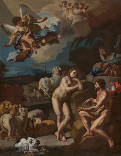 Adamo ed Eva in Paradiso da Francesco Solimena