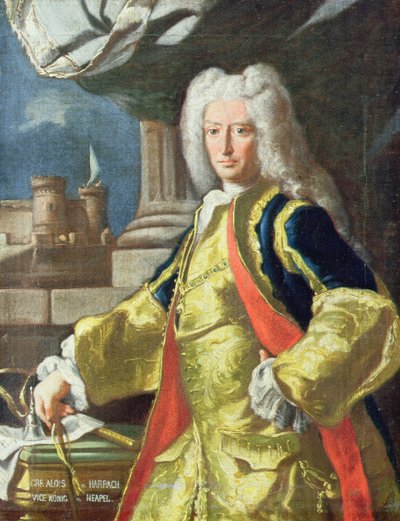 Conte Alois Thomas Raimund Harrach, Viceré di Napoli da Francesco Solimena