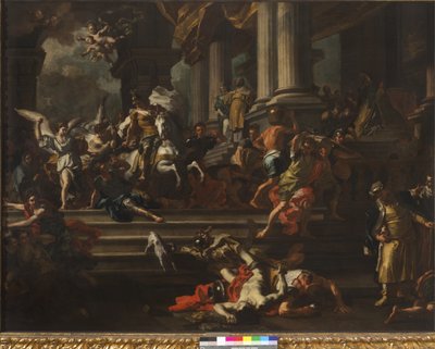 Eliodoro espulso dal Tempio di Gerusalemme da Francesco Solimena