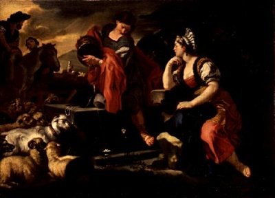 Giacobbe e Rachele al pozzo da Francesco Solimena