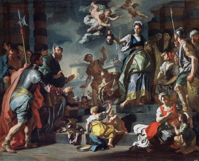 Giuditta con la Testa di Oloferne da Francesco Solimena