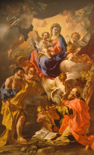 Madonna col Bambino tra San Pietro e San Paolo da Francesco Solimena