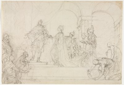 Incontro di Salomone e la Regina di Saba da Francesco Solimena