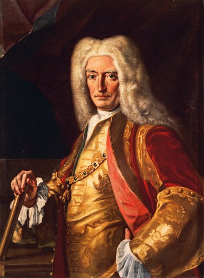 Ritratto del Conte Aloys Thomas Raimund Von Harrach, Viceré di Napoli, ca 1730 da Francesco Solimena