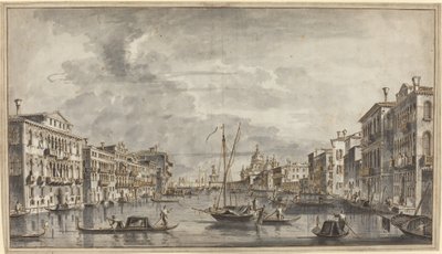 Il Canal Grande Verso la Salute e la Dogana da Francesco Tironi