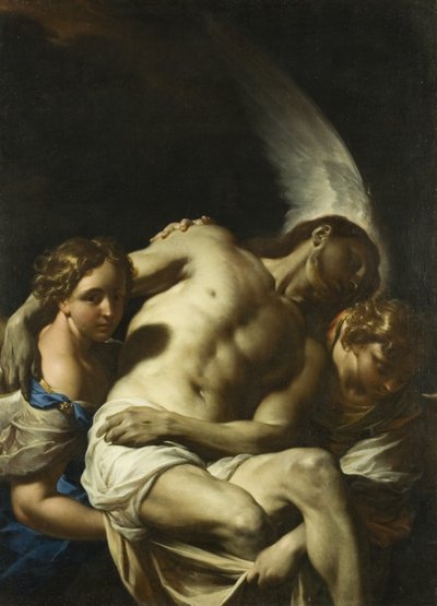 Cristo sostenuto dagli angeli da Francesco Trevisani
