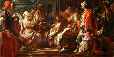 Studio per San Matteo che resuscita il figlio del re d