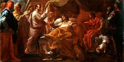 Studio per San Matteo che resuscita il figlio del re d