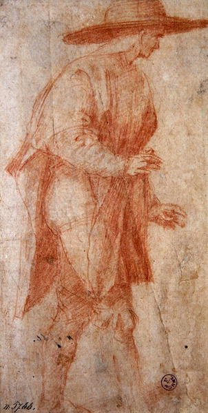 Contadino con cappello da Francesco Ubertini Il Bacchiacca