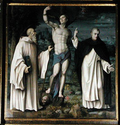 SS. Benedetto, Domenico e Sebastiano da Francesco Ubertini Il Bacchiacca