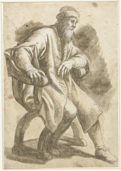 Uomo seduto in poltrona da Francesco Vanni
