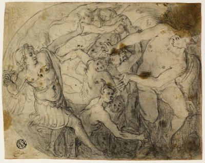 Studio per San Michele che scaccia Lucifero da Francesco Vanni