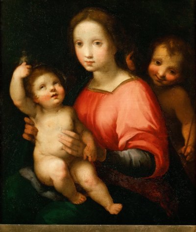 Vergine e bambino con Giovanni Battista da bambino da Francesco Vanni