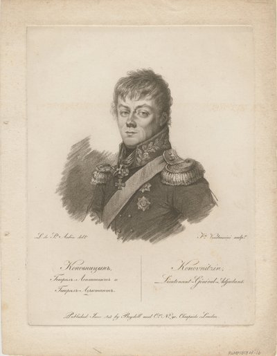 Ritratto del Conte Pyotr Petrovich Konovnitsyn da Francesco Vendramini