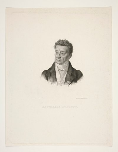 Ritratto di Raffaello Morghen da Francesco Vendramini