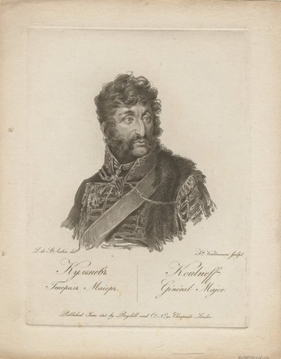 Yakov Petrovich Kulnev 1763-1812, 1813 da Francesco Vendramini