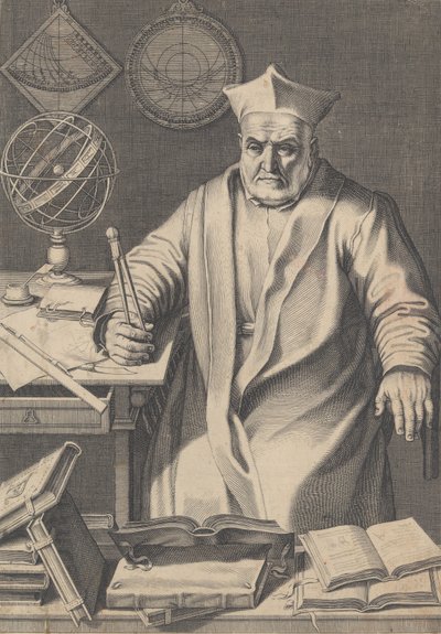 Ritratto del cardinale Christopher Clavius, 1606 da Francesco Villamena