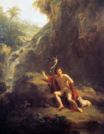 Paesaggio con San Giovanni Battista da Francesco Zuccarelli