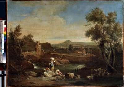 Paesaggio con un fiume da Francesco Zuccarelli