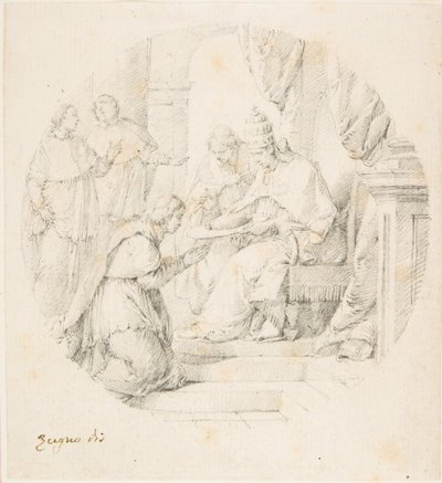 Angelo Maria Querini creato cardinale da Benedetto XIII, 1709-87 da Francesco Zugno