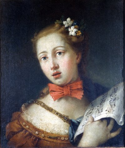 Cantante veneziano, Museo di Brera, Milano da Francesco Zugno
