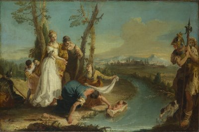 Il ritrovamento di Mosè da Francesco Zugno