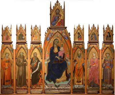 Madonna con Bambino. Cristo e Santi da Francesco dAntonio da Ancona