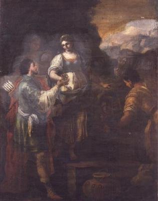 Rebecca ed Eliezer al pozzo da Francesco de (attr. to) Mura