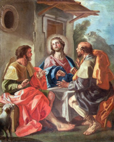 La cena di Emmaus da Francesco de (attr. to) Mura