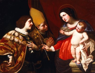 Una signora consegna lo scettro del comando al Duca di Guisa da Francesco de (c.1600 54) Rosa
