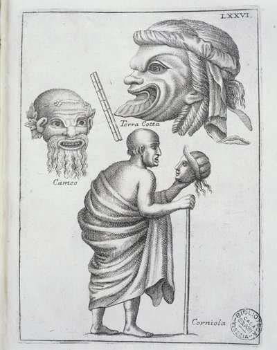 Maschere utilizzate per i drammi classici nell