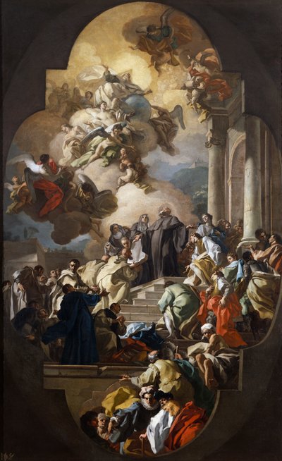 Visione di San Benedetto da Francesco de Mura