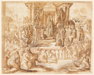 Studio per un affresco da Francesco de Rossi
