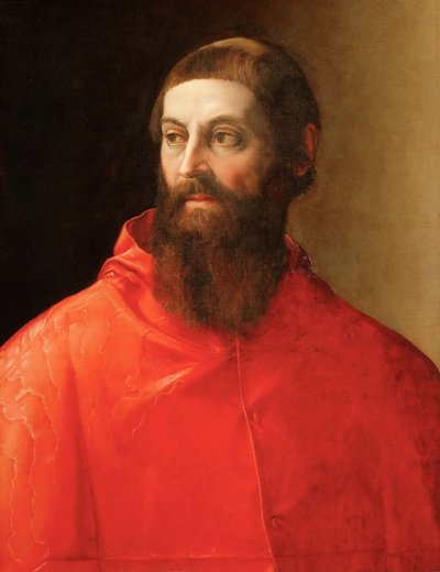 Ritratto del Cardinale Rodolfo Pio da Francesco de Rossi Salviati