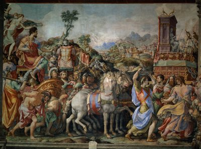 Il trionfo di Marco Furio Camillo (447-365 a.C.), dalla Sala dell