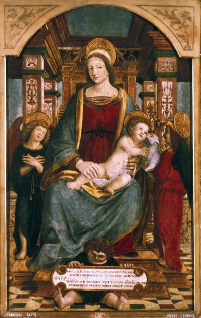 La Vergine e il Bambino con angeli, 1512 da Francesco dei Tatti