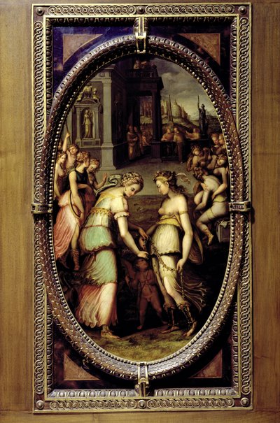 Giunone che prende in prestito la Cintura di Venere, 1572 da Francesco del Coscia