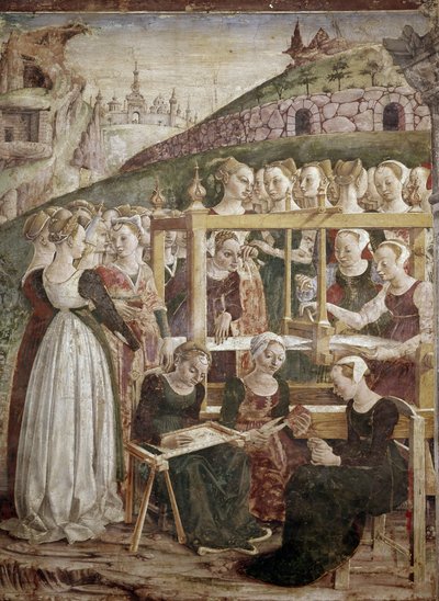 Allegoria del mese di marzo (dettaglio) da Francesco del Cossa