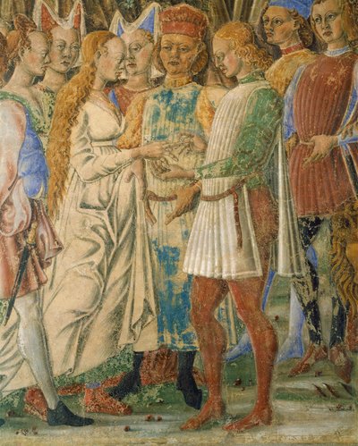 Italia, Ferrara, Palazzo Schifanoia, La Sala del Mese, Il mese di giugno di Francesco del Cossa da Francesco del Cossa